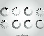 Grey Preloader Vector