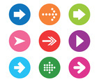 Flechas Vector Icons Set