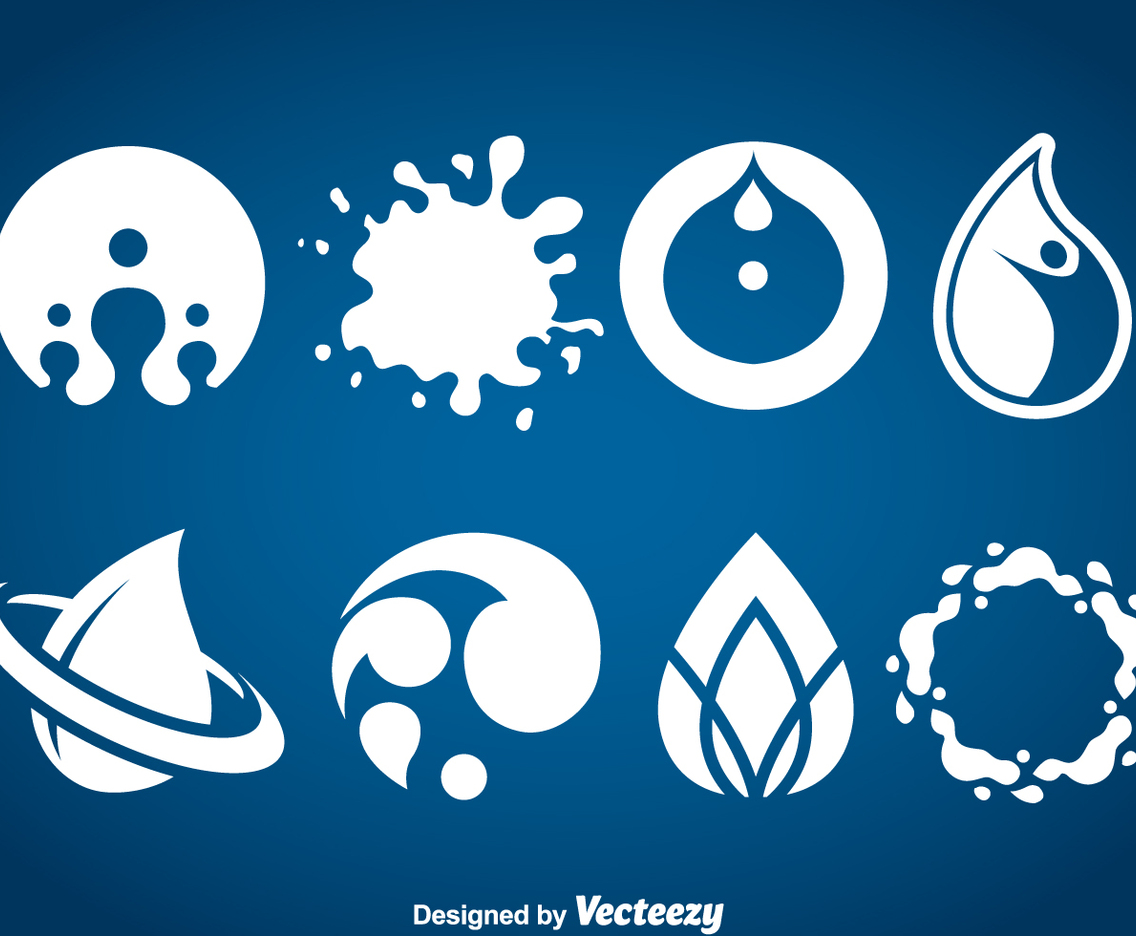 Water Icons Vector