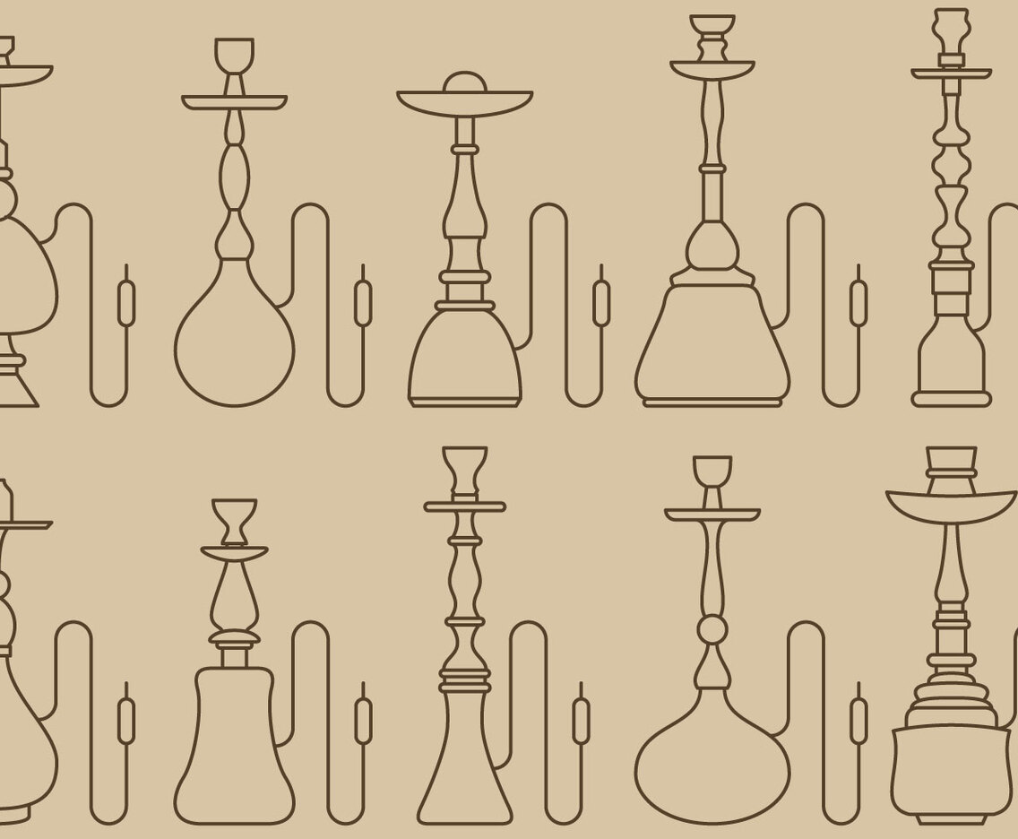 Nargile Line Icons
