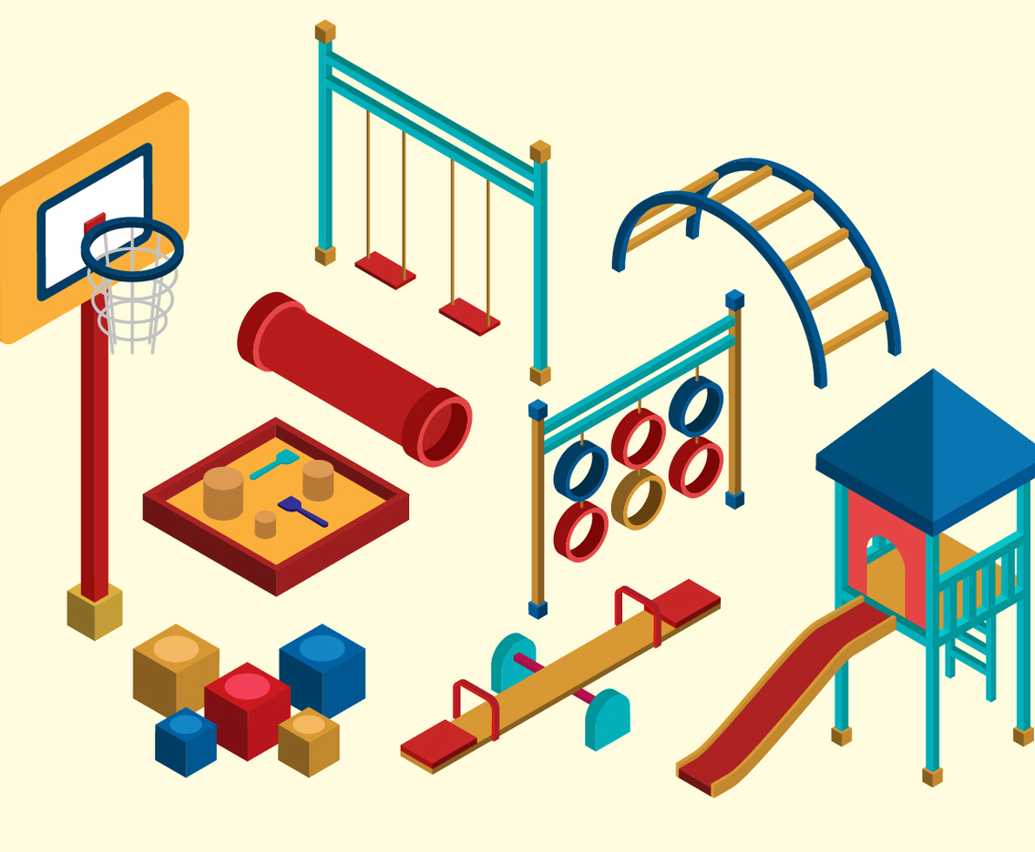 Free Isometric Kids Playground