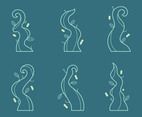 Free Beanstalk Vector Graphic 1