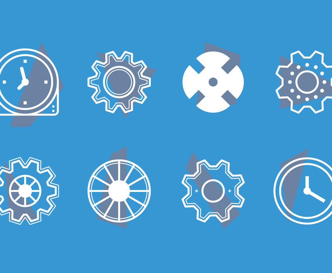 Free Clock Parts Vector Graphic 1