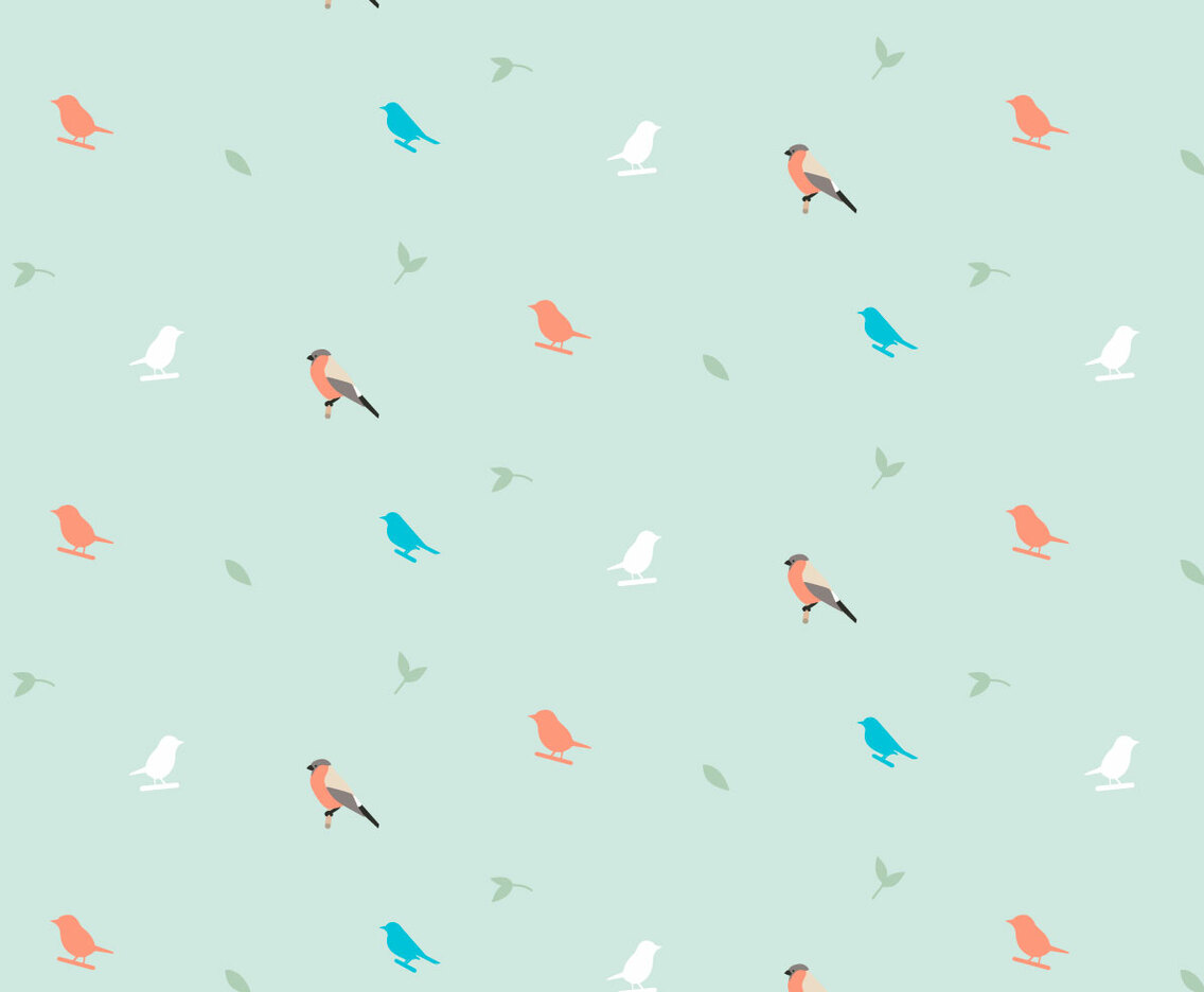 Birds Pastel Pattern