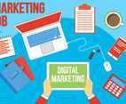 Free Vector Marketing Illustration