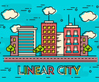 Flat Linear Design Vector Image Concept
