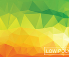 Warm Geometric Low Poly Style Illustration Vector