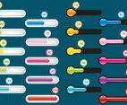Horizontal Thermometers