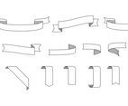 Free Outline Sash Vector