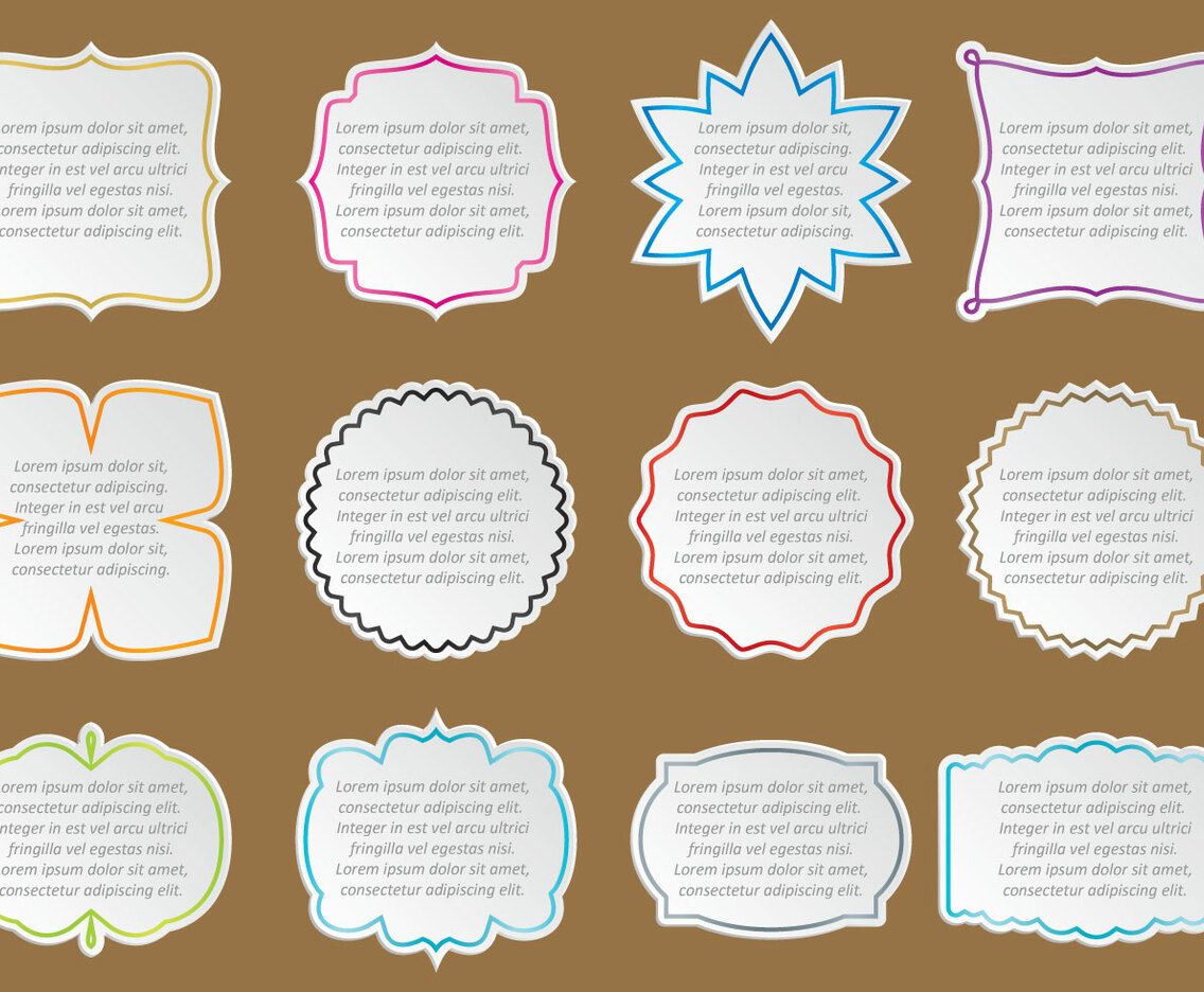 Text Box Stickers