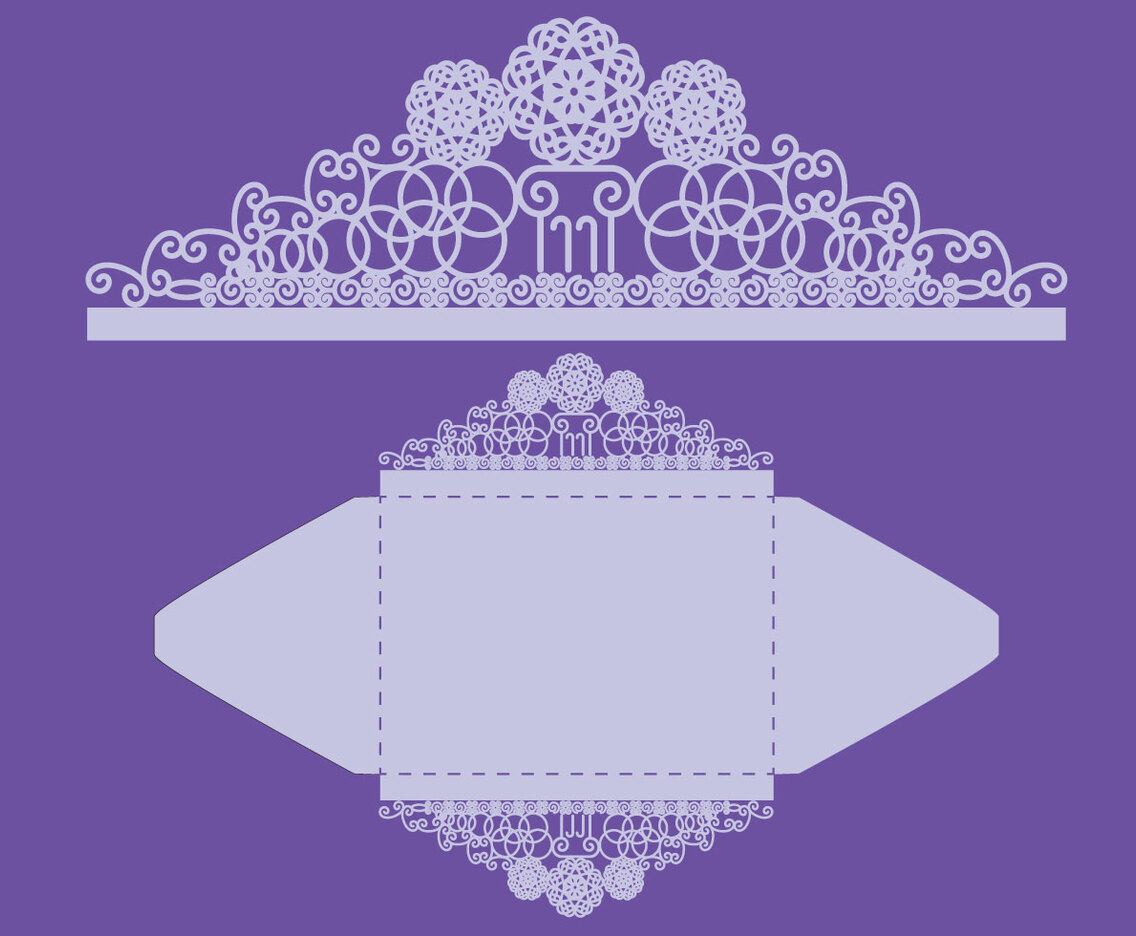 Invitation Envelope Court