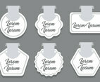 White Wobbler Vector Sets