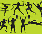 Olympic Games Silhouette Vectors