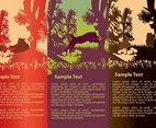 Tigers Silhouettes Banners