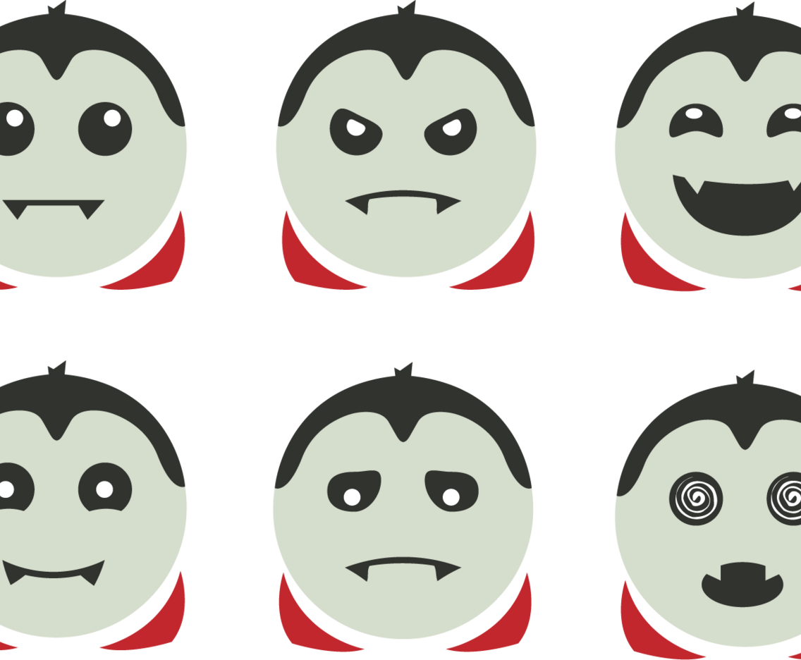 Cute Dracula Vector