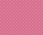 Pink Polka Dotted Vector Pattern