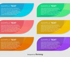 Abstract Vector Colorful BannersCards