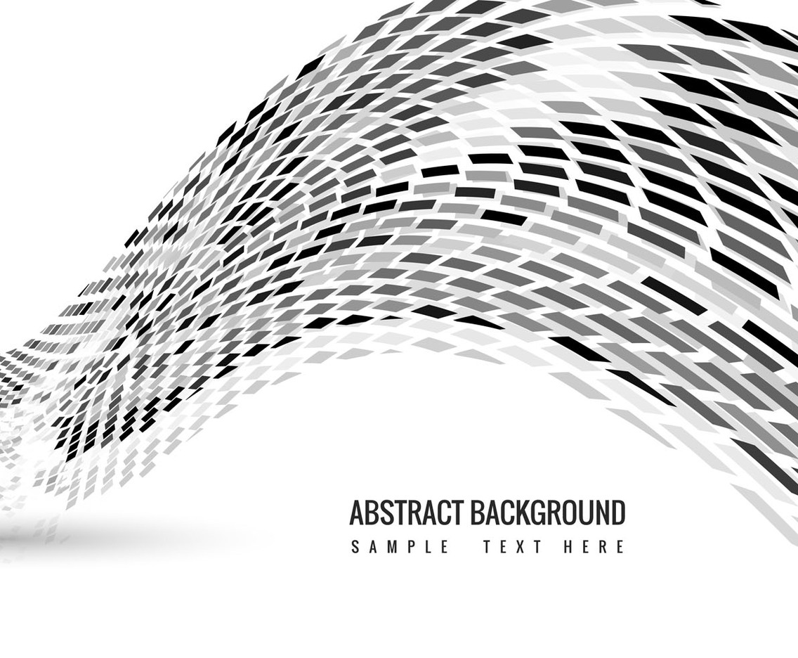 Vector Mosaic Wave background