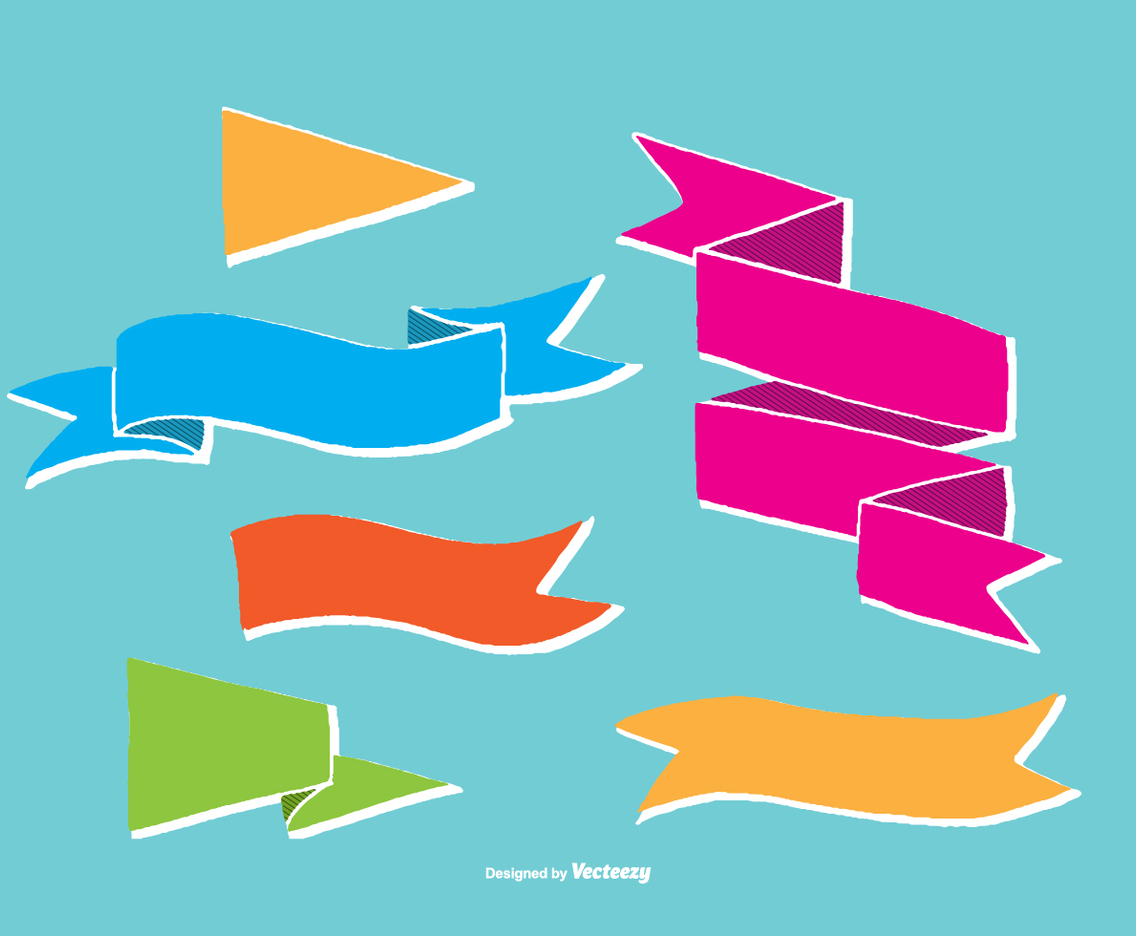 Hand Drawn Banner Vectors