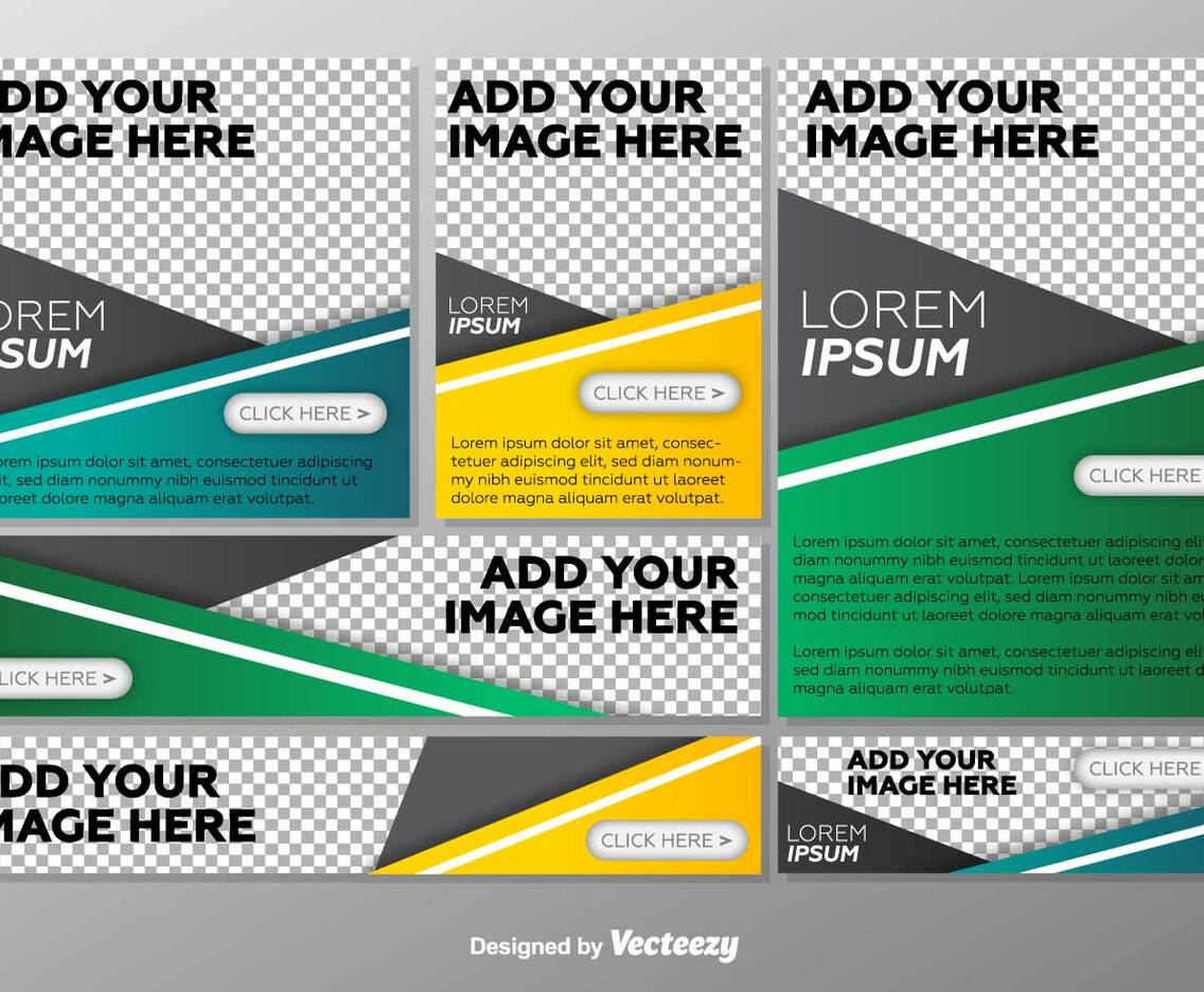 Vector Option Templates Step Banners