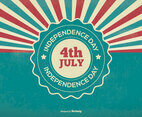 Retro Independence Day Illustration