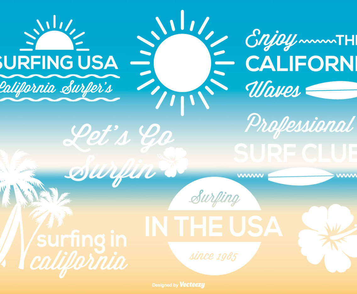 Surf Label Set