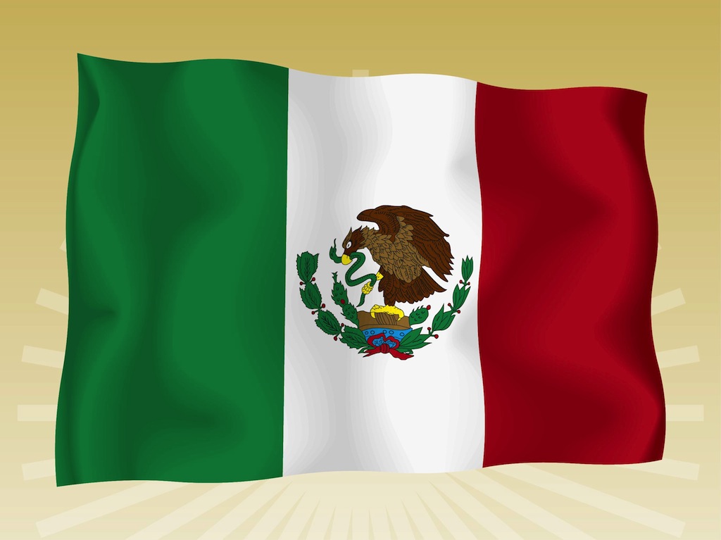 Printable Mexico Flag Customize and Print