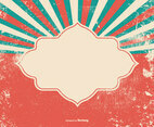 Blank Retro Grunge Background