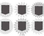 Vintage Sunburst Labels