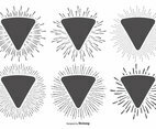 Vintage Sunburst Labels