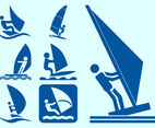 Windsurfers Icons