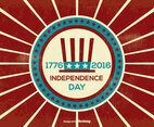 Retro Independence Day Illustration