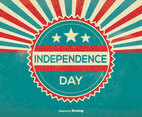 Retro Independence Day Illustration