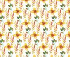 Free Vector Watercolor Floral Background