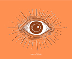 EYE BALL - LINE DRAWING