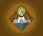 Outdoor Teepee Badge