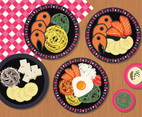 Vector Dishes Illustration