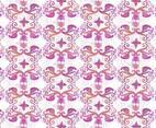 Pink Vector Watercolor Royal Background
