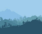 Forest Background Vector