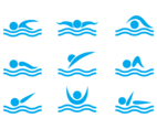 Free Swimming Vector