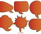 Comic Style Text Bubbles