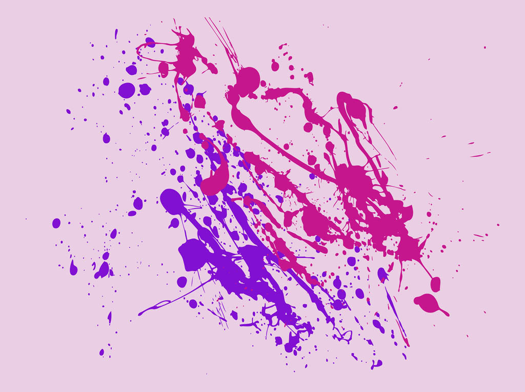Colorful Splashes Vector