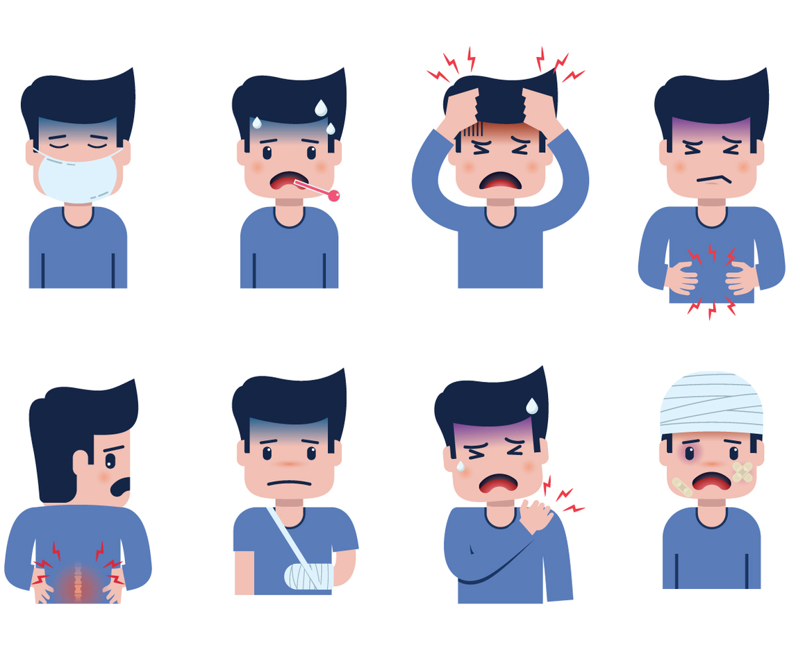 Free Pain And Affliction Vector