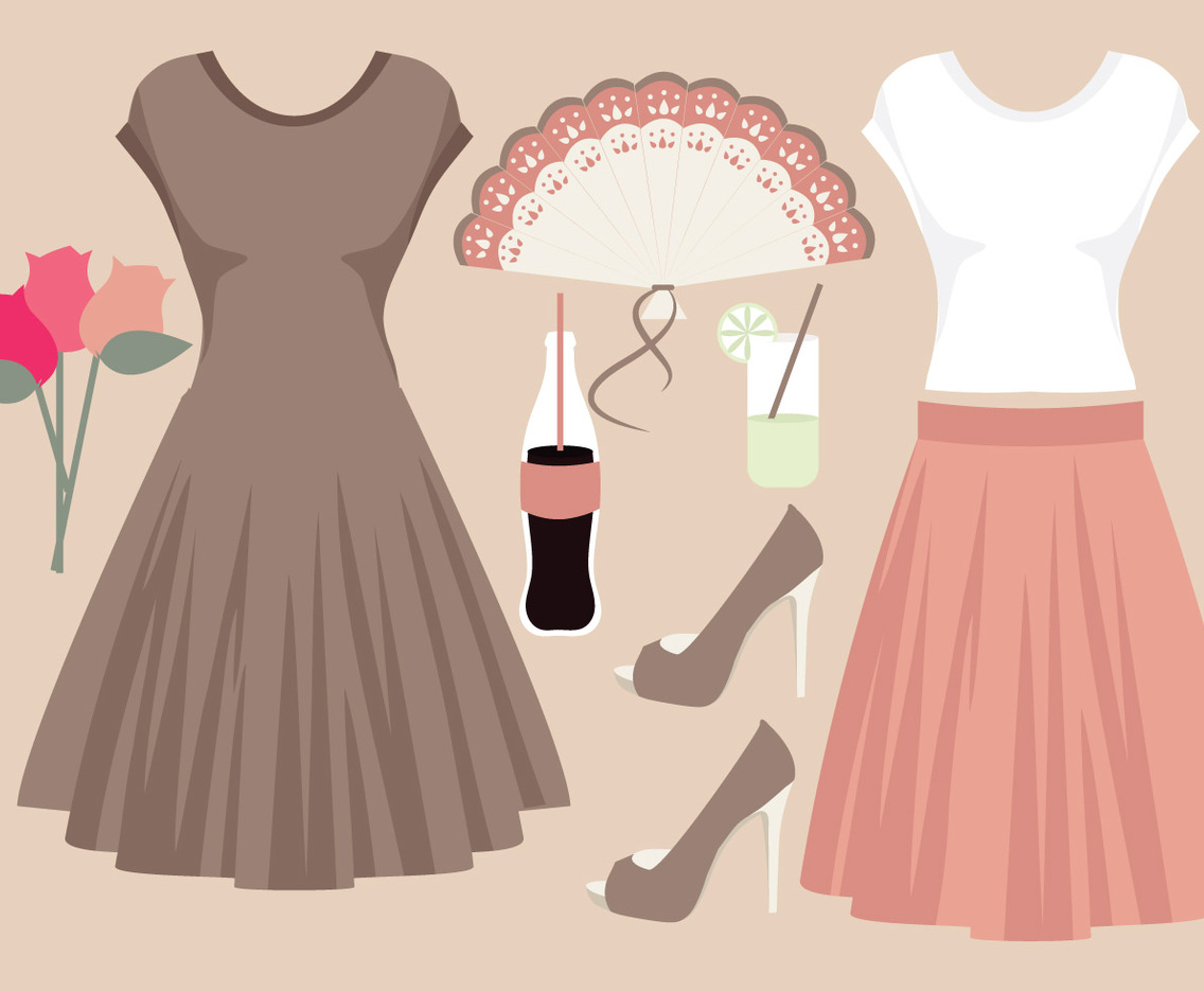 Female Vector Accessories