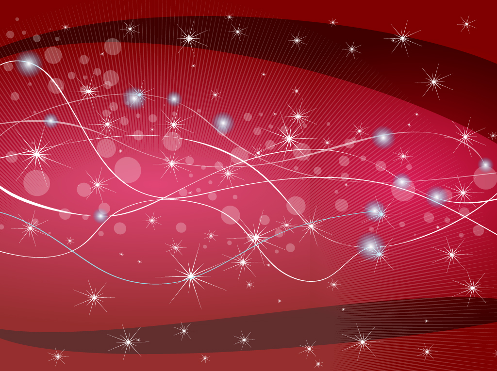 Red Sparkles Background
