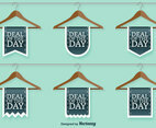 Clothing Shop Sale Vector Signs