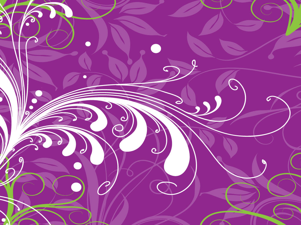 Purple Plants Background