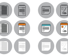 Block Notes Illustration Vector