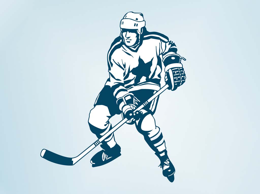 Vector Hockey Player