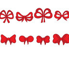 Bright Hair Ribbon Icon Vector